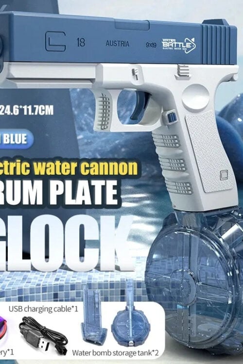 Full-Automatic Electric Glock Water Gun for Summer Fun