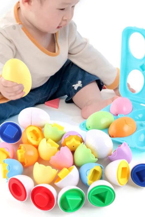 6Pcs Baby Smart Eggs: Montessori Educational Toys