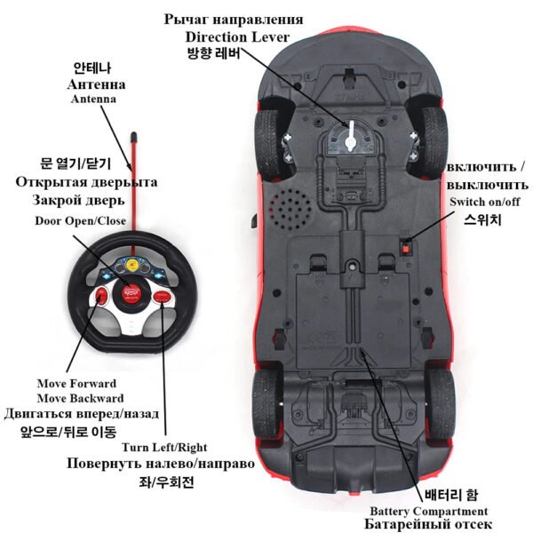 1:14 Classical RC Car with Opening Doors