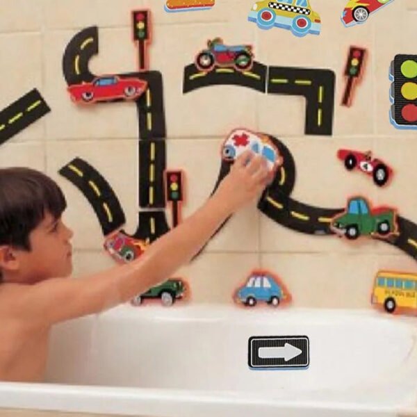 Soft EVA Rail & Traffic Bath Toys