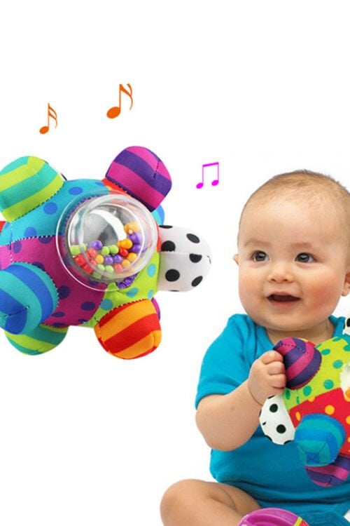 Baby Fun Little Loud Bell Baby Ball Rattles Toy