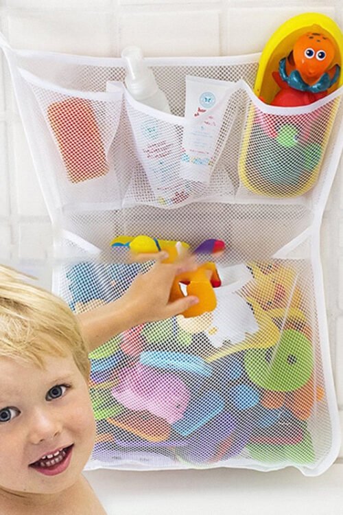 2 x Mesh Bath Toy Organizer