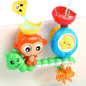 Monkey & Caterpillar Baby Bath Toy