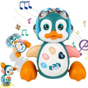 Musical Penguin Baby Crawling Toy
