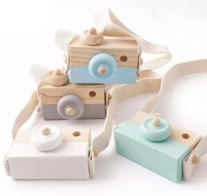 Wooden Camera Pendant Montessori Toy