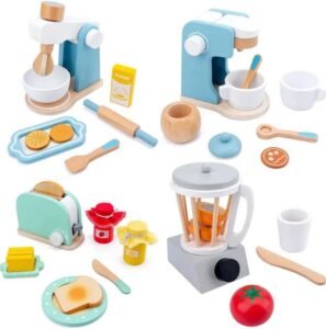 Wooden Kitchen Play Set