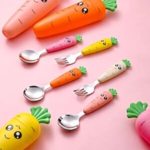Cartoon Baby Fork & Spoon Set